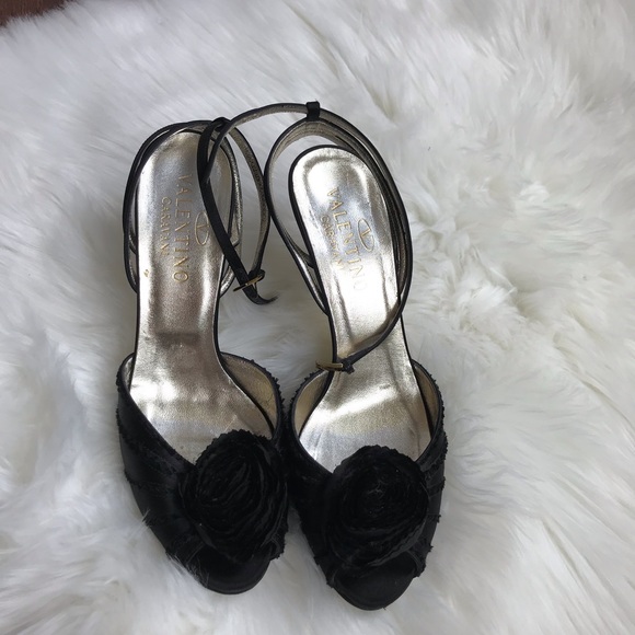 Valentino Garavani Shoes - VALENTINO GARAVANI Black Heels Size 40 Sandals
